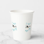 私はむしろパデル遊である 紙コップ (正面)