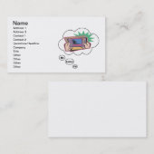 私はむしろビデオゲーム6を遊んでいました 名刺 (正面/裏面)