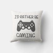 私はむしろビデオ賭博です クッション (裏面)