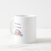 私はむしろビンゴを遊んでいました コーヒーマグカップ (正面左)