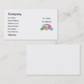 私はむしろビンゴを遊んでいました 名刺 (正面/裏面)