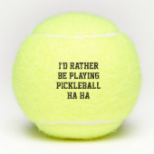 私はむしろピックボール遊の黄色になおもしろいりたい テニスボール (正面)