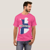 私はむしろフィンランドに行きたい Tシャツ (正面フル)