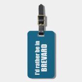 私はむしろブレバード・ノースカロライナにいる ラゲッジタグ (正面縦)