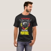 私はむしろペイントボー遊ルのペイントボール Tシャツ (正面フル)