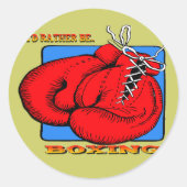 私はむしろボクシング ラウンドシール (正面)