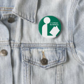 私はむしろボタンを読んでいました 缶バッジ (インサイチュ)