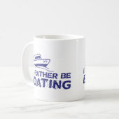 私はむしろボートを漕ぎたい コーヒーマグカップ (正面左)