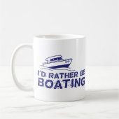 私はむしろボートを漕ぎたい コーヒーマグカップ (左)