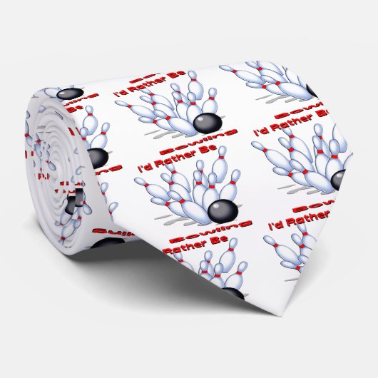 私はむしろボーリングをしていました ネクタイ (ロール)