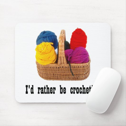 私はむしろマウスパッドをかぎ針で編んでいました マウスパッド (マウス)