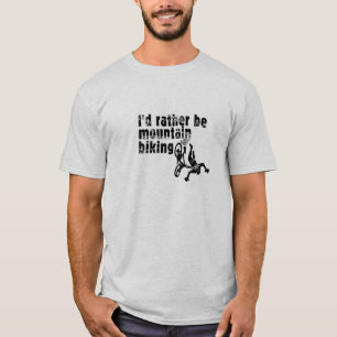 私はむしろマウンテンバイクです Tシャツ