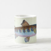 私はむしろマスの魚釣りのマグです コーヒーマグカップ (中央)