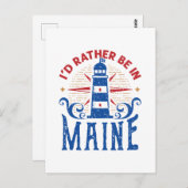 私はむしろメインの地元のマイナーライトハウスに居たい ポストカード (正面/裏面)