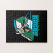 私はむしろラグビーを遊んでいました ジグソーパズル (横)