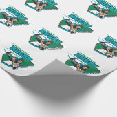 私はむしろラグビーを遊んでいました ラッピングペーパー (角)