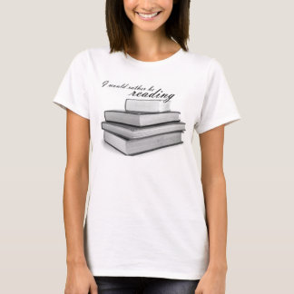 私はむしろワイシャツを読んでいました Tシャツ