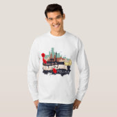 私はむしろワルシャワポルスカにいる – ヴィンテージワルシャワ Tシャツ (正面フル)