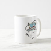 私はむしろ一つはめの宝石を遊んでいました コーヒーマグカップ (正面右)