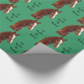 私はむしろ乗っていました! ラッピングペーパー (角)