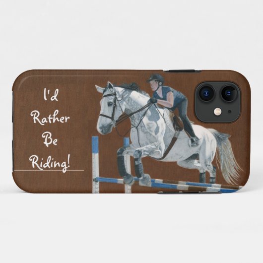 私はむしろ乗っていました! 乗馬のiPhone 5の場合 Case-Mate iPhoneケース (裏面(横))