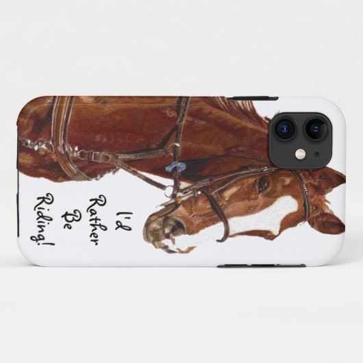 私はむしろ乗っていました! 馬の穹窖の箱 Case-Mate iPhoneケース (裏面(横))