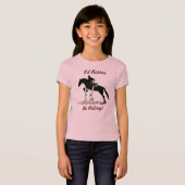 私はむしろ乗っていました! 騎手はTシャツをからかいます Tシャツ (正面フル)