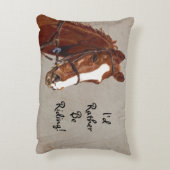 私はむしろ乗馬馬です アクセントクッション (裏面(縦))