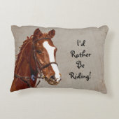 私はむしろ乗馬馬です アクセントクッション (裏面)