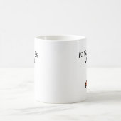 私はむしろ刈っていました コーヒーマグカップ (中央)