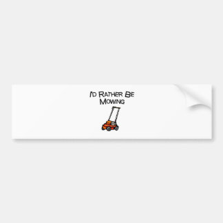 私はむしろ刈っていました バンパーステッカー