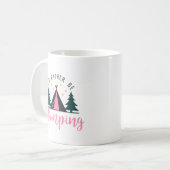 私はむしろ喜ぶだろう コーヒーマグカップ (正面左)