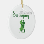私はむしろ振れていました セラミックオーナメント (右)