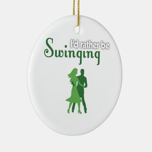 私はむしろ振れていました セラミックオーナメント (右)