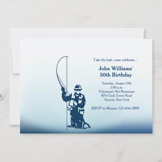 私はむしろ採取していました 招待状 (正面)