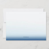 私はむしろ採取していました 招待状 (裏面)