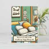 私はむしろ昼寝!漫画おもしろいアンチ – バレンタインデー カード (スタンド正面)