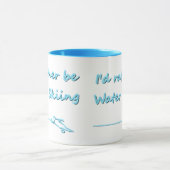 私はむしろ水上スキーのマグです マグカップ (中央)