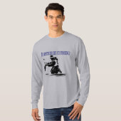 私はむしろ氷の魚釣りです! Tシャツ (正面フル)