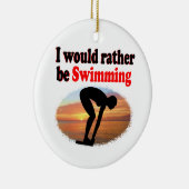 私はむしろ泳いでいたい セラミックオーナメント (右)