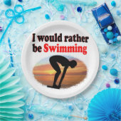 私はむしろ泳いでいたい ペーパープレート (パーティー)
