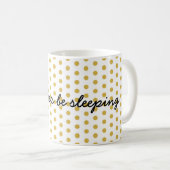 私はむしろ眠っていました コーヒーマグカップ (正面右)