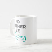 私はむしろ眠っていました コーヒーマグカップ (正面左)