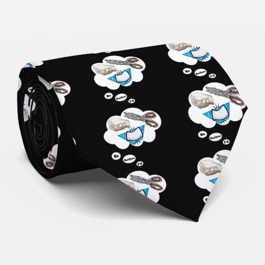 私はむしろ石のはさみの紙を遊んでいました ネクタイ (ロール)