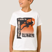 私はむしろ石の登山のTシャツの女性です Tシャツ (正面)