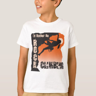 私はむしろ石の登山のTシャツの女性です Tシャツ