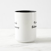 私はむしろ社交ダンスのコーヒー・マグです マグカップ (中央)