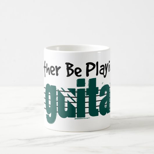 私はむしろ私のギ遊ターになりたい コーヒーマグカップ (中央)