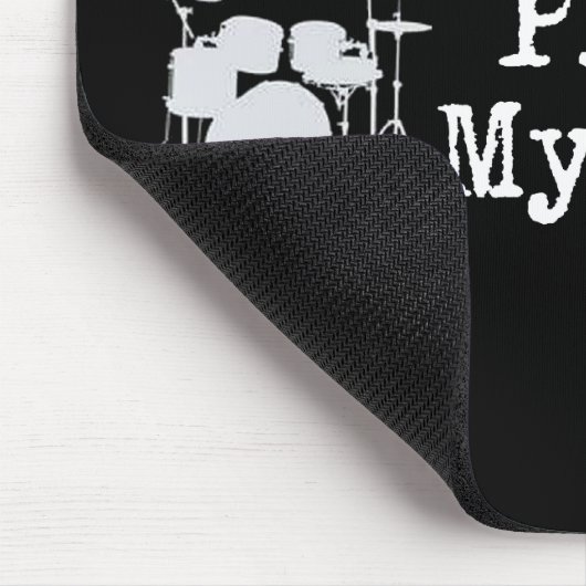 私はむしろ私のドラムを遊んでいました マウスパッド (コーナー)