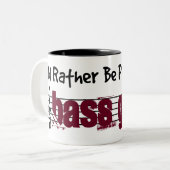 私はむしろ私のベース遊ギターになりたい ツートーンマグカップ (正面左)